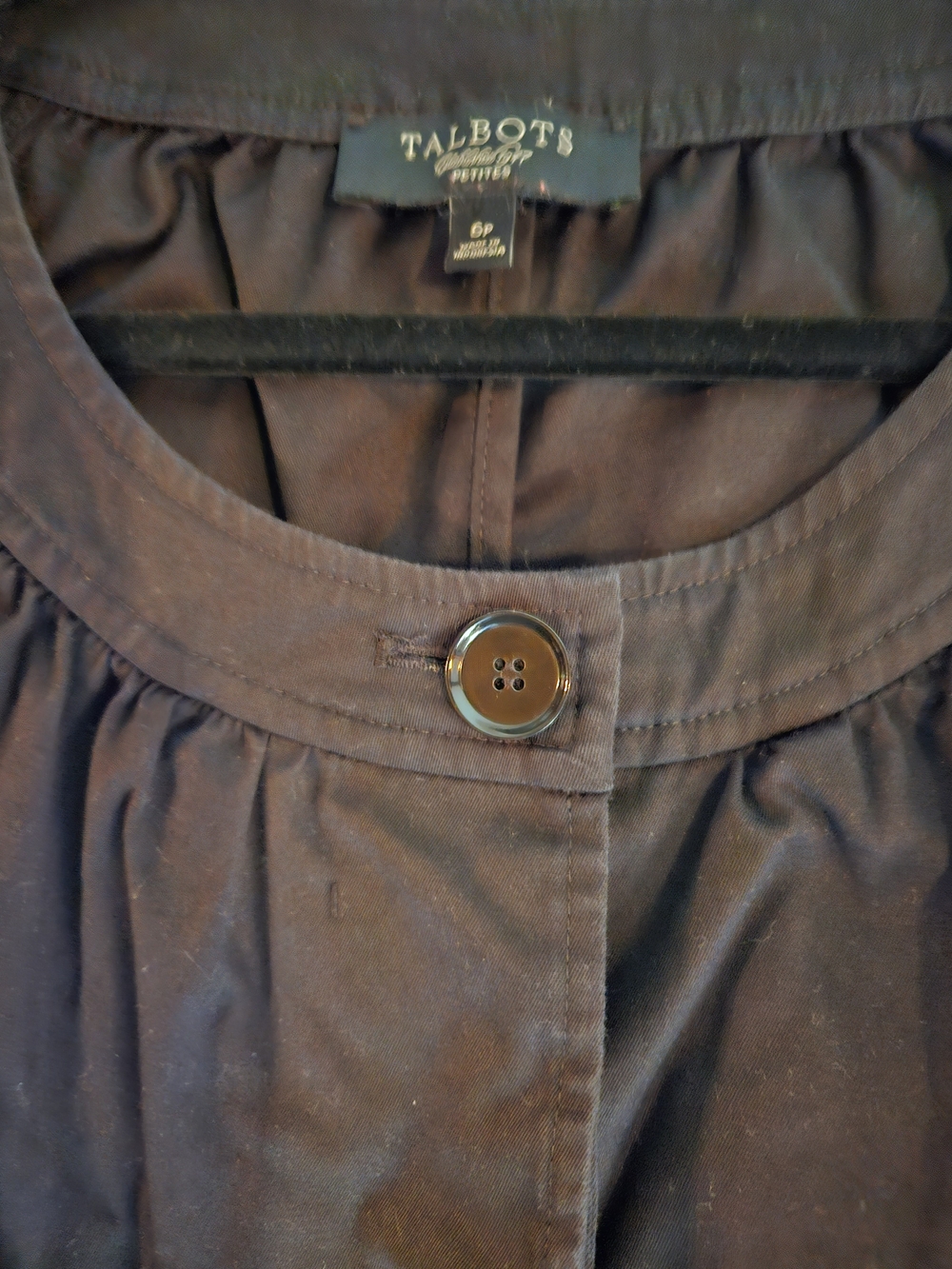 Talbots Black Button-Front Jacket - Picture 3 of 3